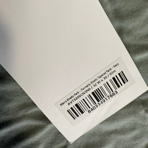 Ministry of Supply Mens Kinetic Pant Slim Kinetic Tapered Pant, Navy, 32wx30 - Picture 8 of 8